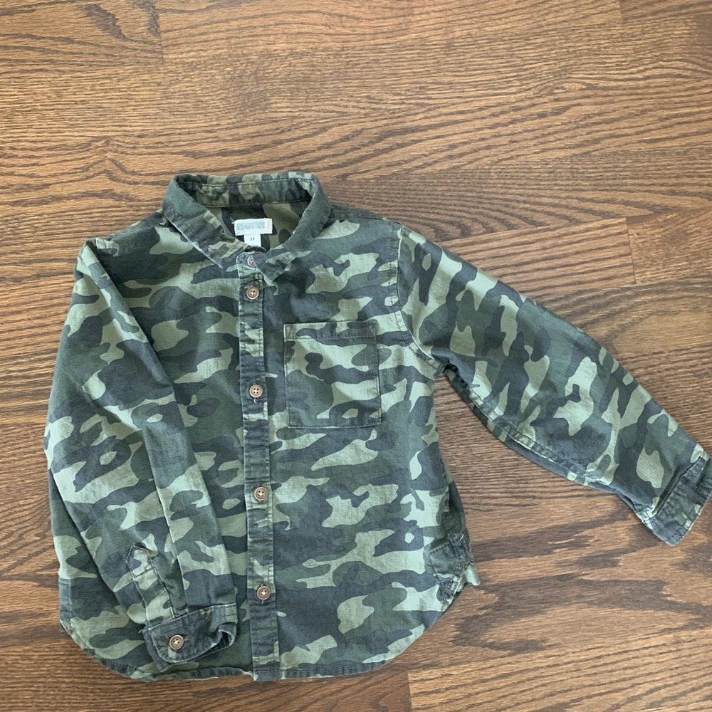 Camouflage shirt for boys, Gymboree